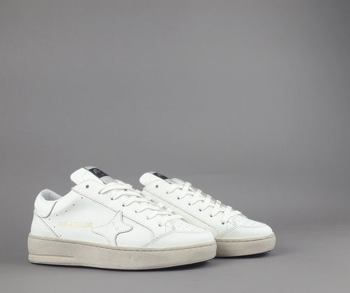 Ama Brand Slam Donna Pelle Bianco