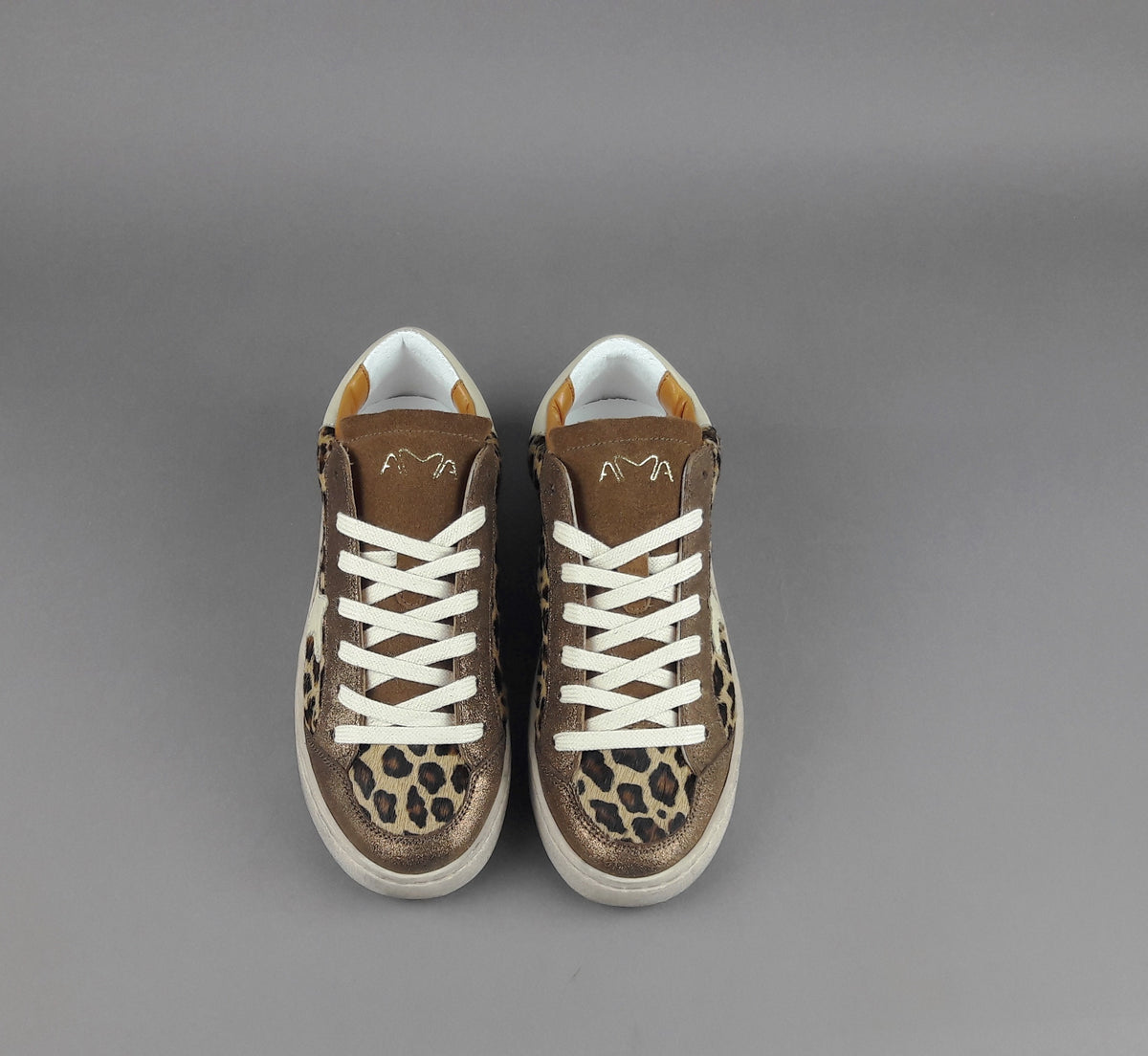 Ama Brand Slam Donna Pelle E Camoscio E Animalier