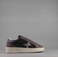 Ama Brand Slam Donna Pelle E Camoscio Marrone Scuro