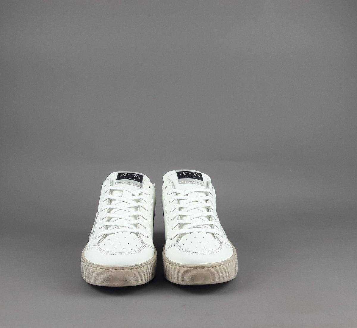 Ama Brand Slam Uomo Pelle Bianco