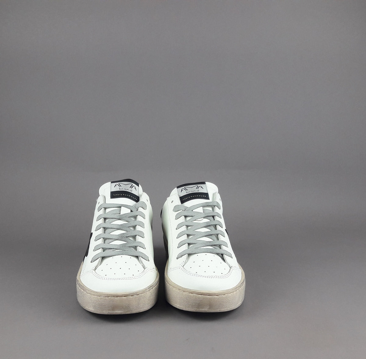 Ama Brand Slam Uomo Pelle Bianco