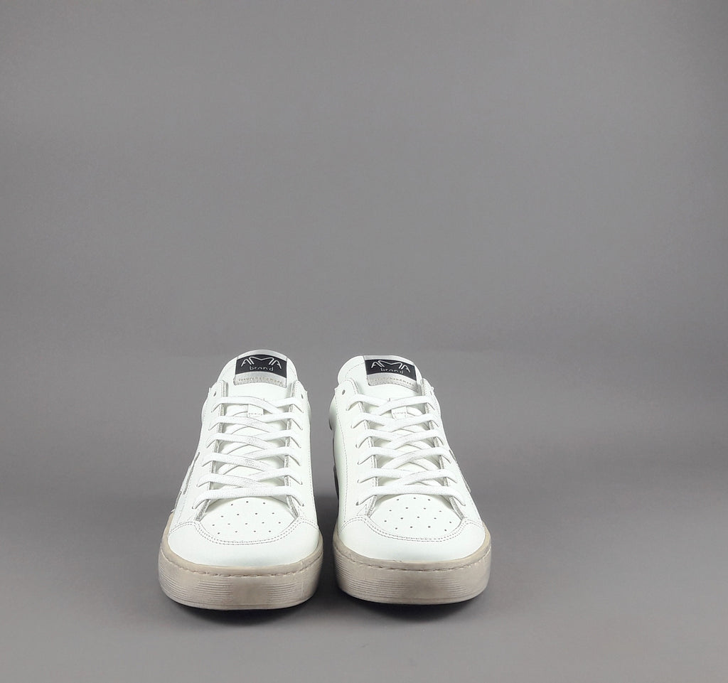 Ama Brand Slam Uomo Pelle Bianco