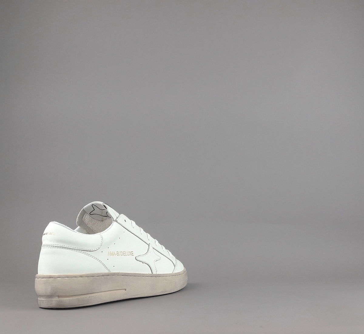 Ama Brand Slam Uomo Pelle Bianco