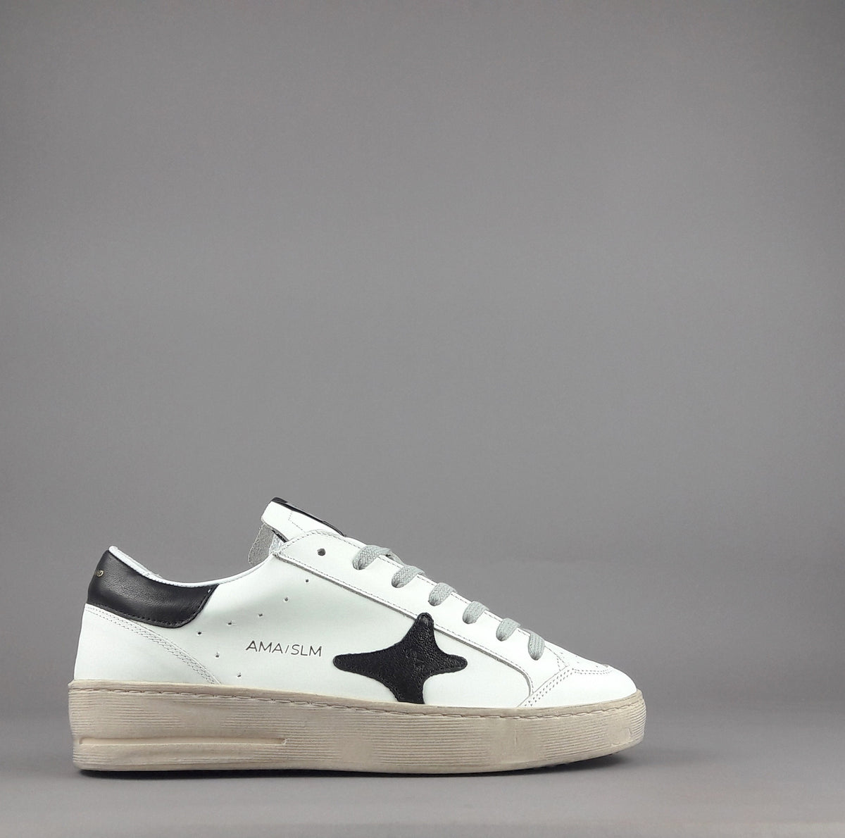 Ama Brand Slam Uomo Pelle Bianco