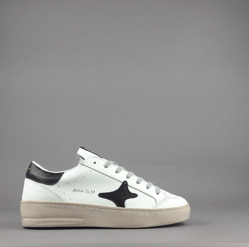 Ama Brand Slam Uomo Pelle Bianco