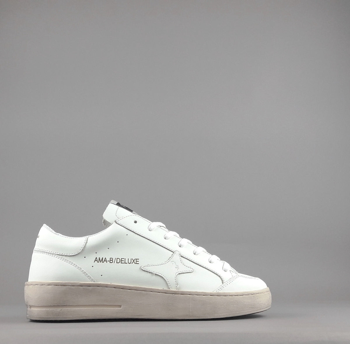 Ama Brand Slam Uomo Pelle Bianco