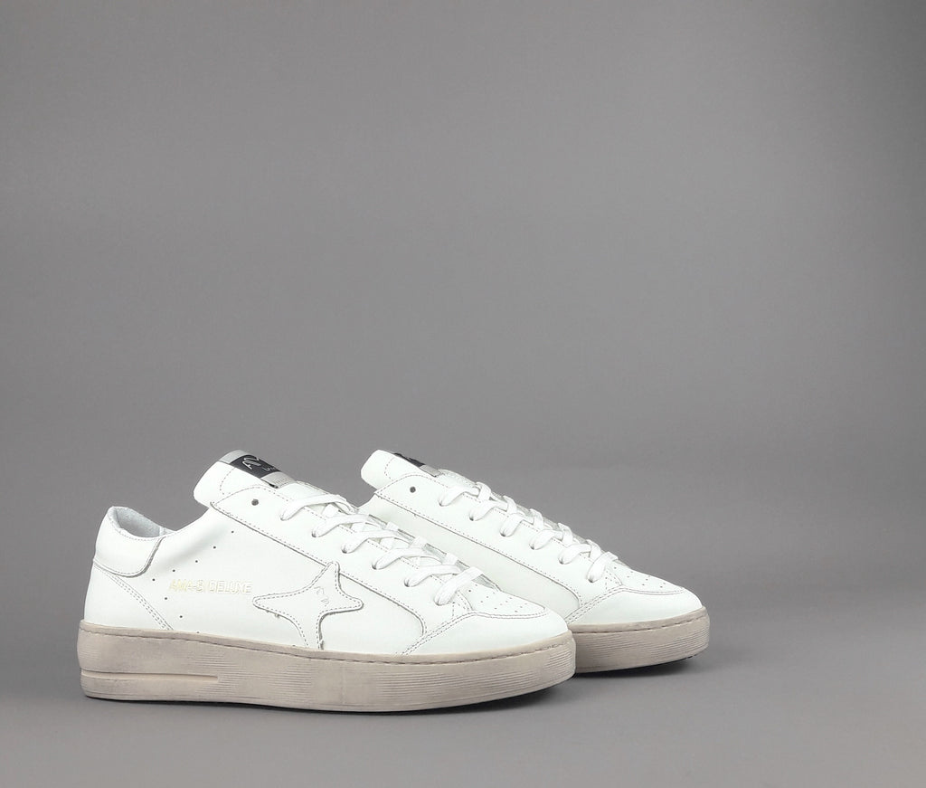 Ama Brand Slam Uomo Pelle Bianco