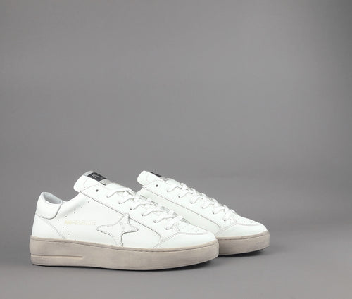 Ama Brand Slam Uomo Pelle Bianco