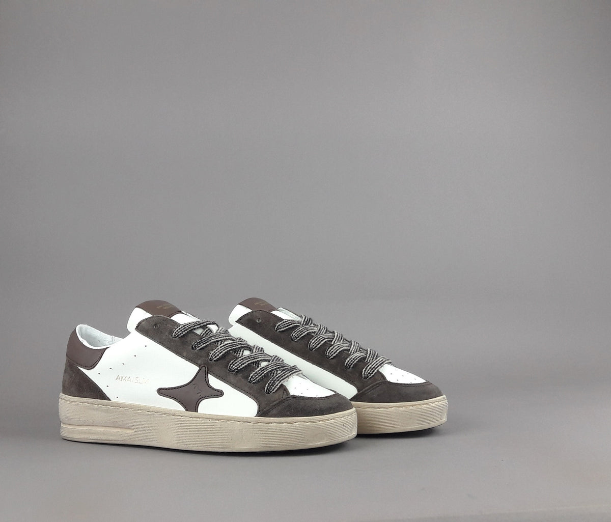 Ama Brand Slam Uomo Pelle E Camoscio