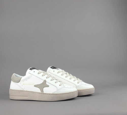 Ama Brand Sneakers Uomo Slam Pelle Bianco