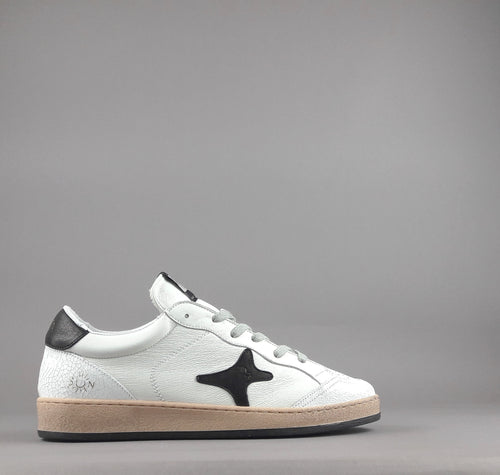 Ama Brand Sneakers Uomo Sun Pelle Bianco