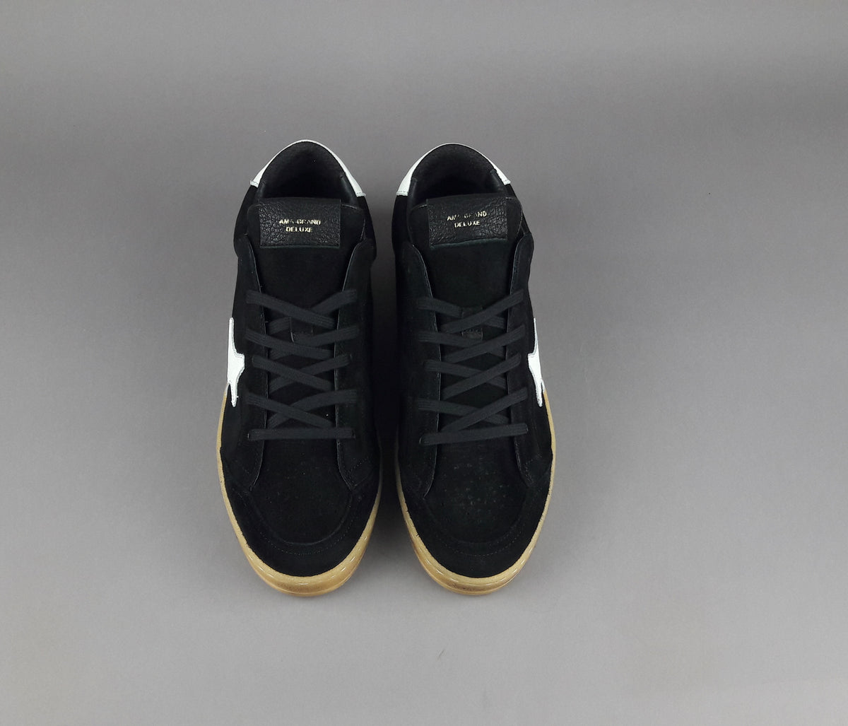 Ama Brand Sun Uomo Camoscio Nero