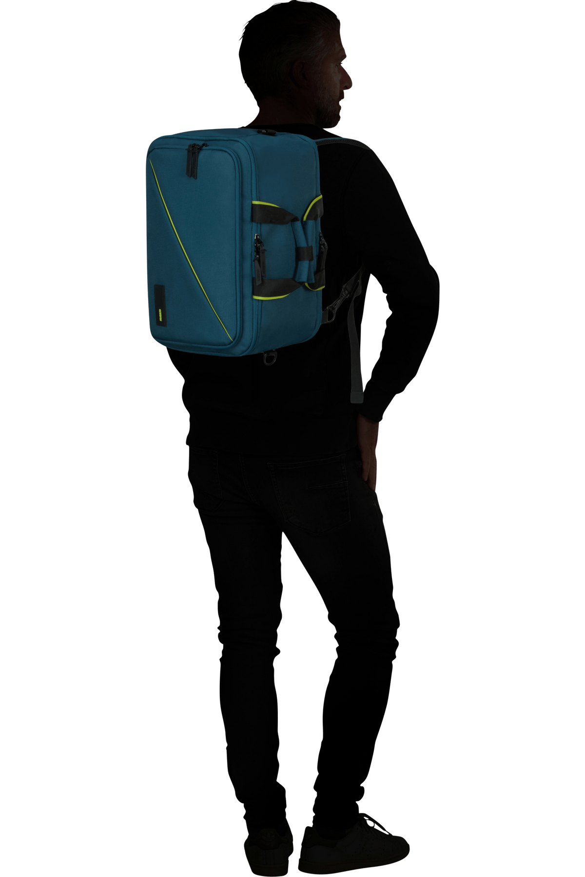 American Tourister Borsa Zaino Nylon Blu Petrolio
