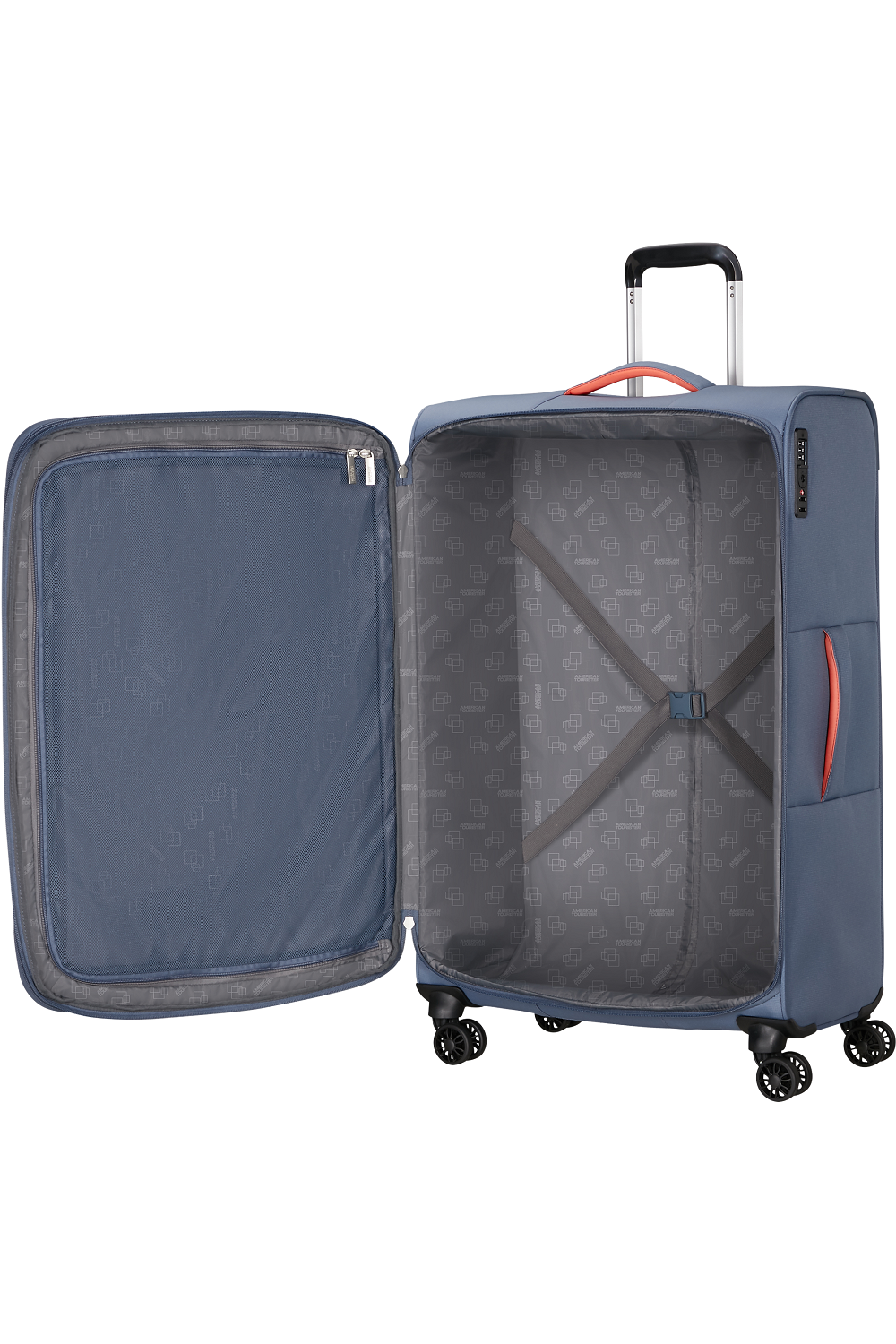 American Tourister Trolley Cloudrider L 78cm Stone Blu