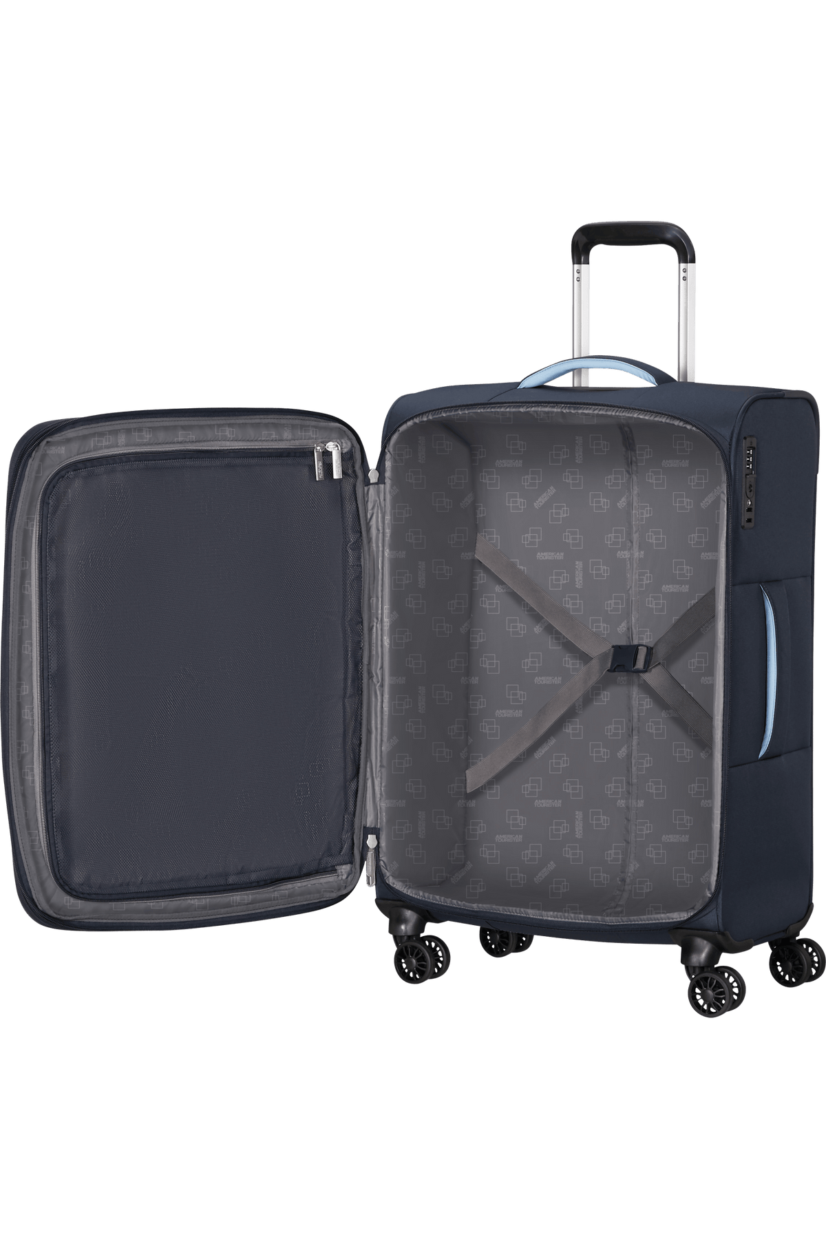 American Tourister Trolley Cloudrider M 67cm Blu