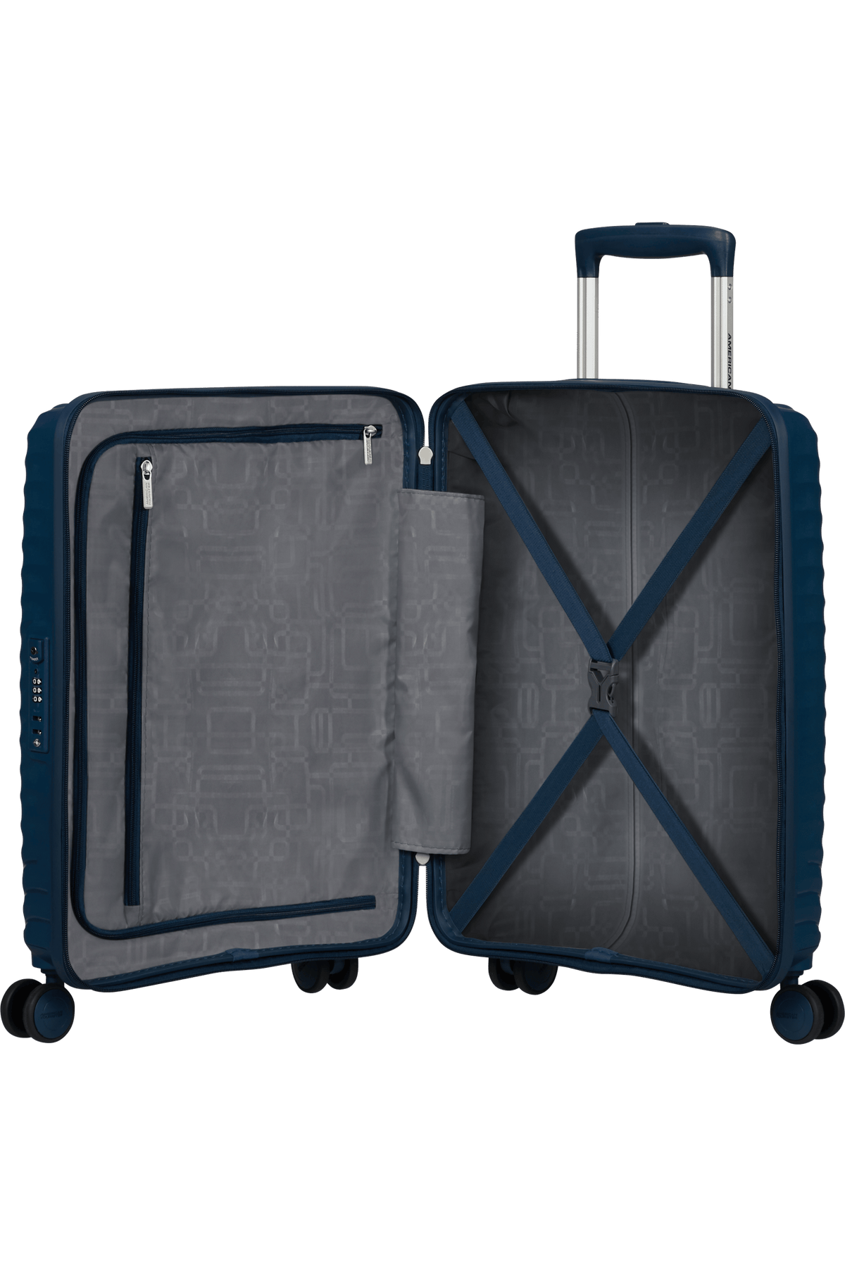 American Tourister Trolley Diablast 55cm Darkwave Blue