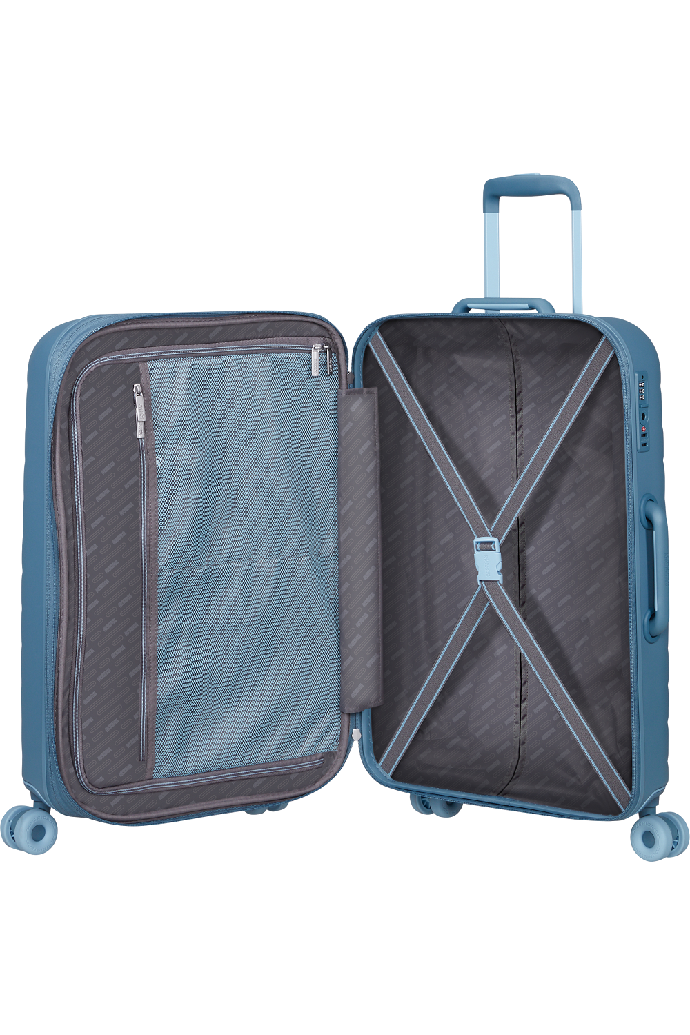 American Tourister Trolley Neovibe 67cm Steel Blue