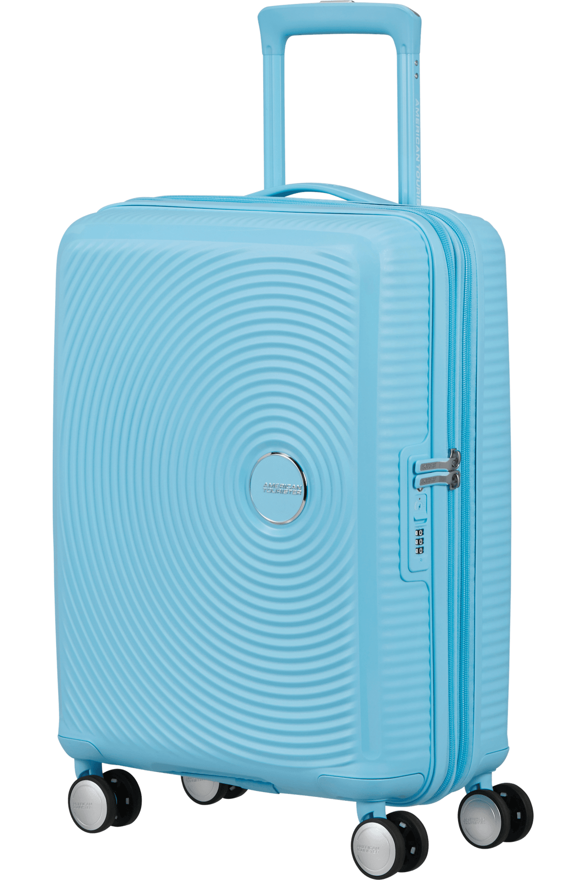 American Tourister Trolley Soundbox 55cm Azzurro