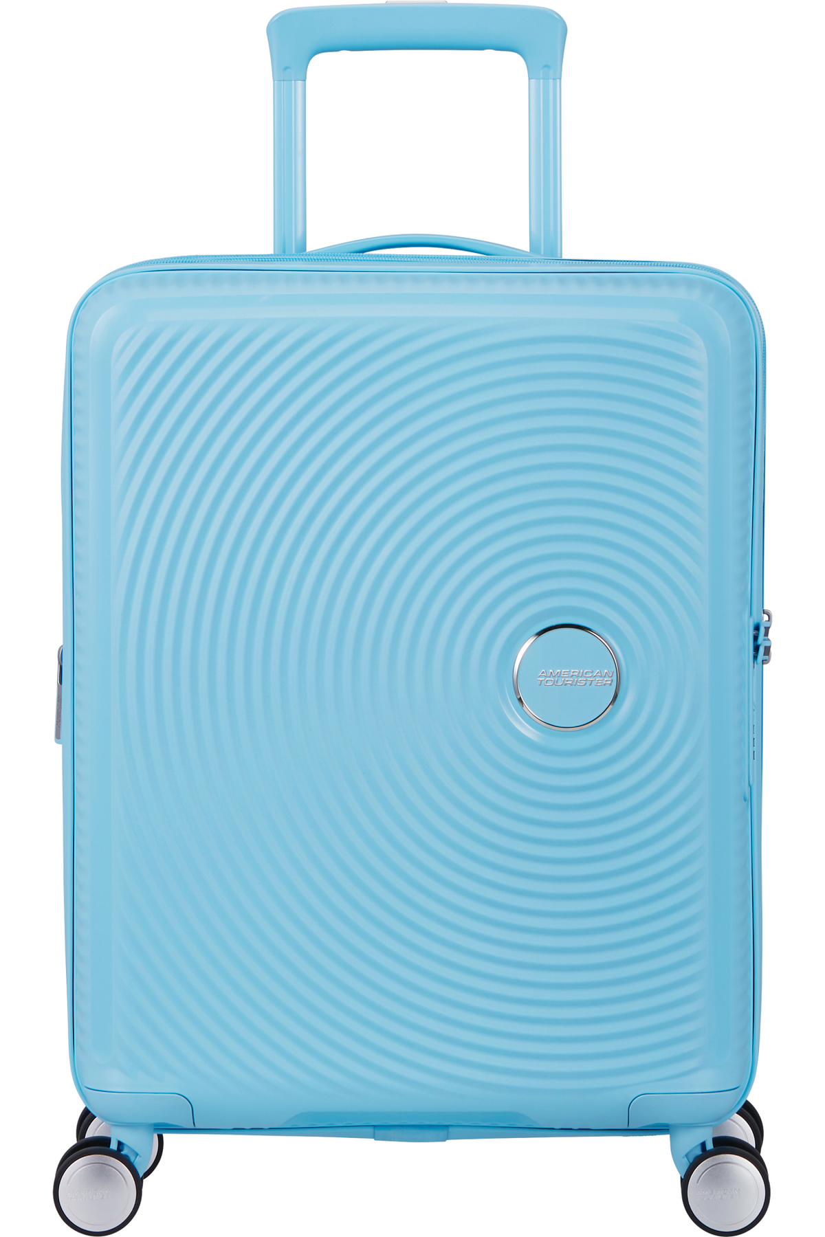 American Tourister Trolley Soundbox 55cm Azzurro