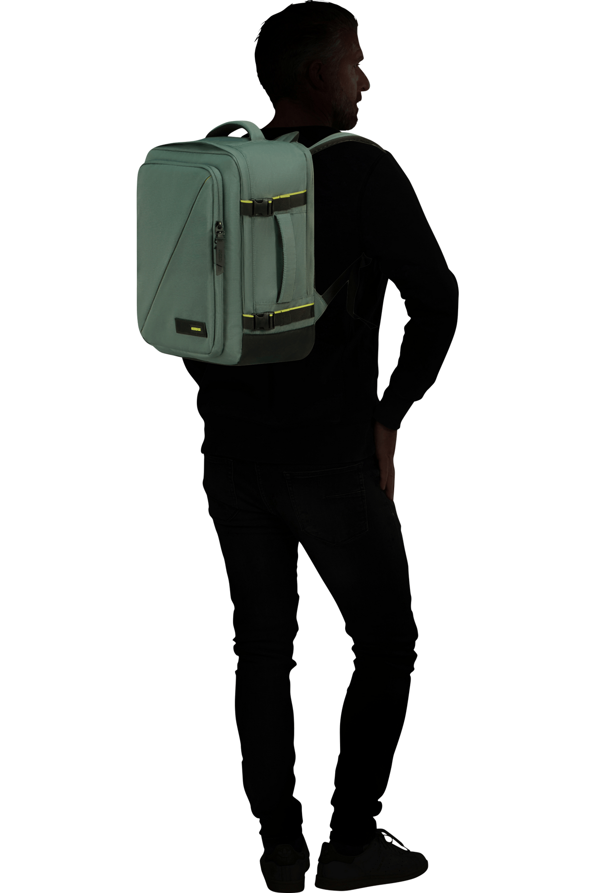 American Tourister Zaino S/M Nylon Verde Militare