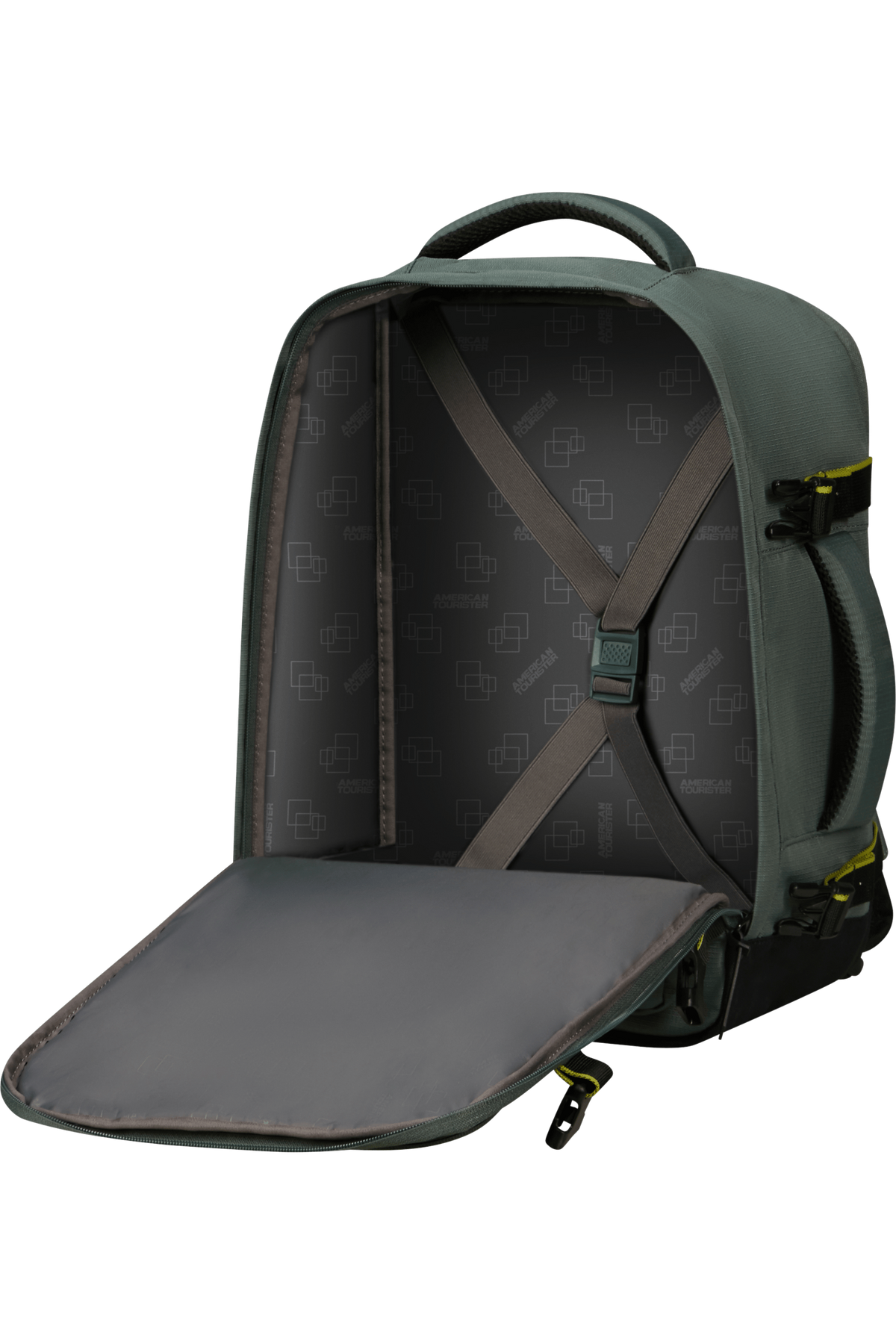 American Tourister Zaino S/M Nylon Verde Militare