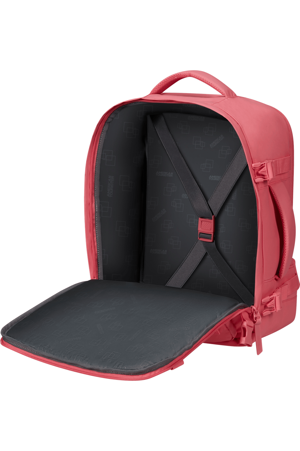 American Tourister Zaino Take2Cabin S Pink Glitch
