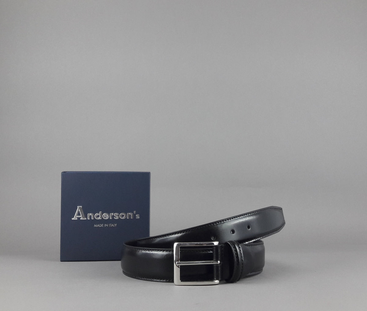 Anderson's Cintura Uomo Pelle Nero