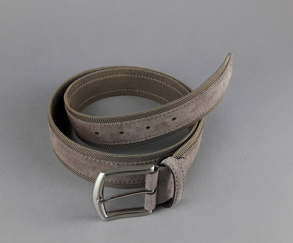 Anderson's Cintura Uomo Tela Camoscio Beige Talpa