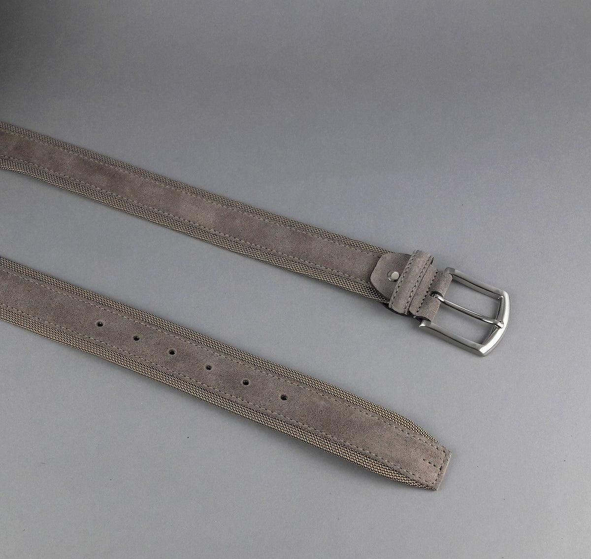 Anderson's Cintura Uomo Tela Camoscio Beige Talpa