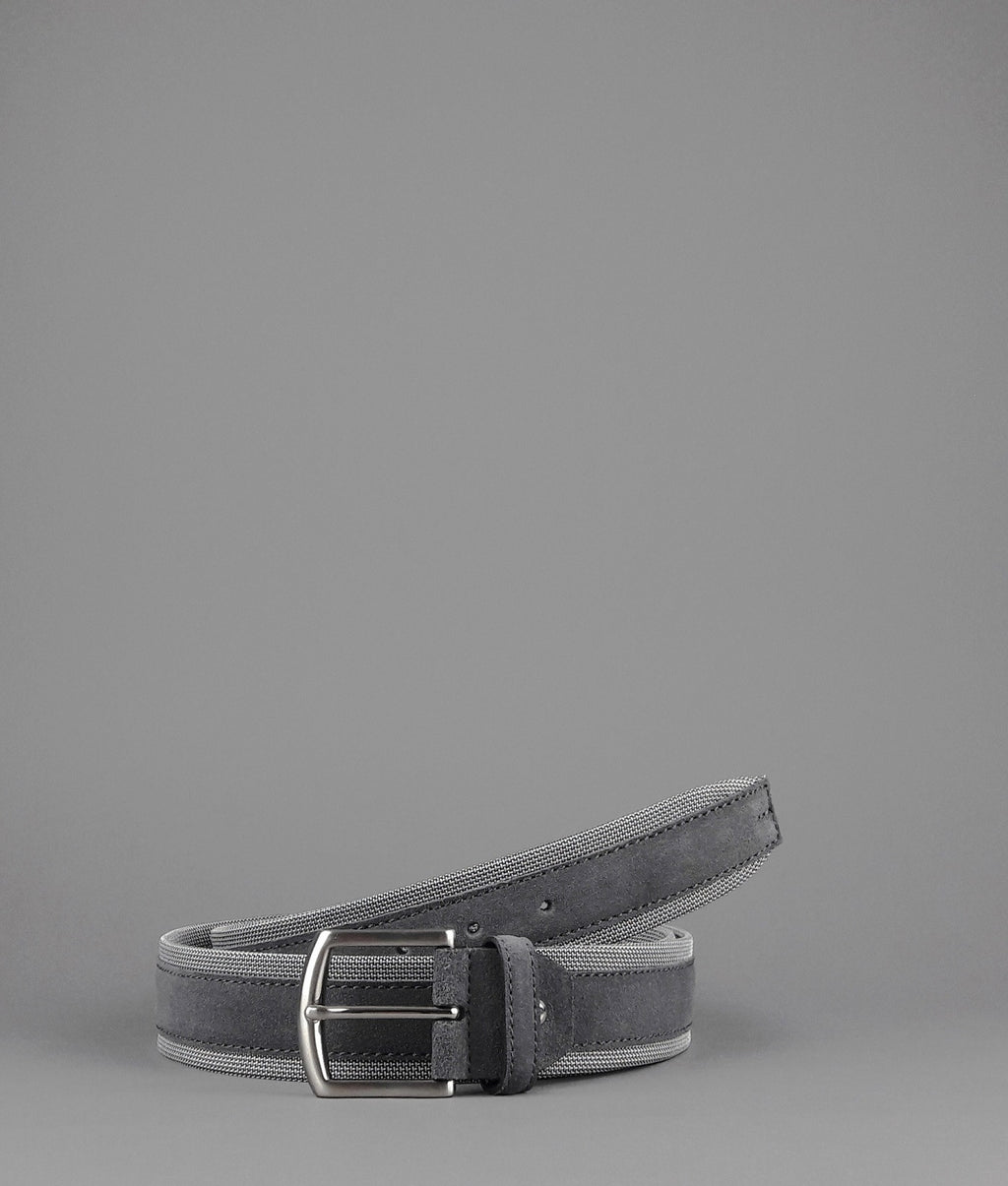 Anderson's Cintura Uomo Tela Camoscio Grigio