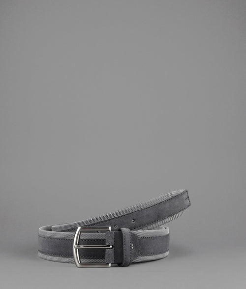 Anderson's Cintura Uomo Tela Camoscio Grigio