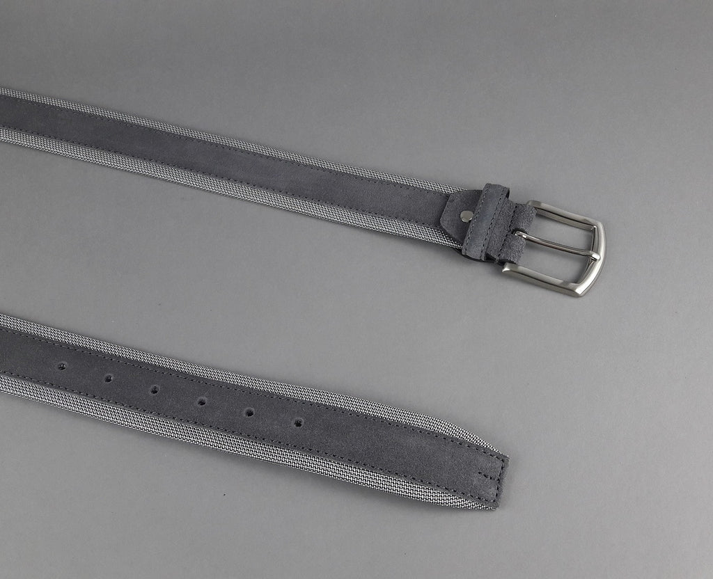 Anderson's Cintura Uomo Tela Camoscio Grigio