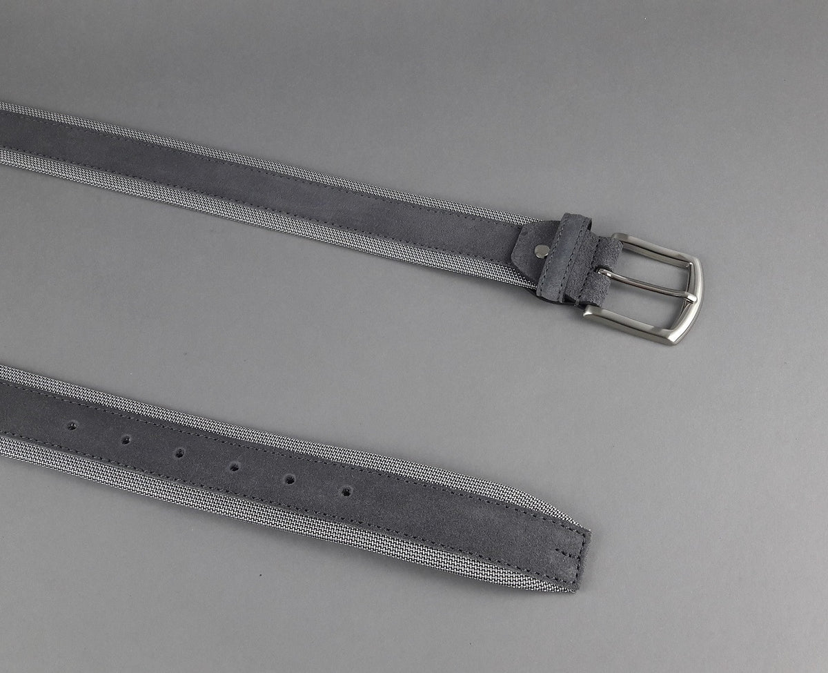 Anderson's Cintura Uomo Tela Camoscio Grigio