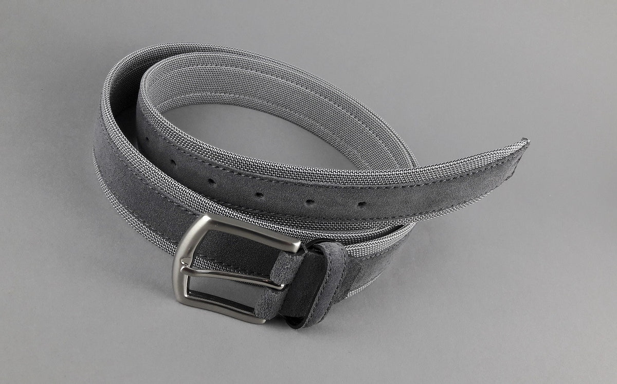 Anderson's Cintura Uomo Tela Camoscio Grigio
