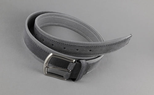 Anderson's Cintura Uomo Tela Camoscio Grigio