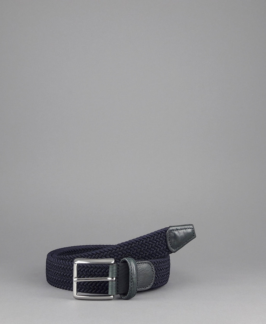 Anderson's Cintura Uomo Tessuto Elastico Blu Scuro