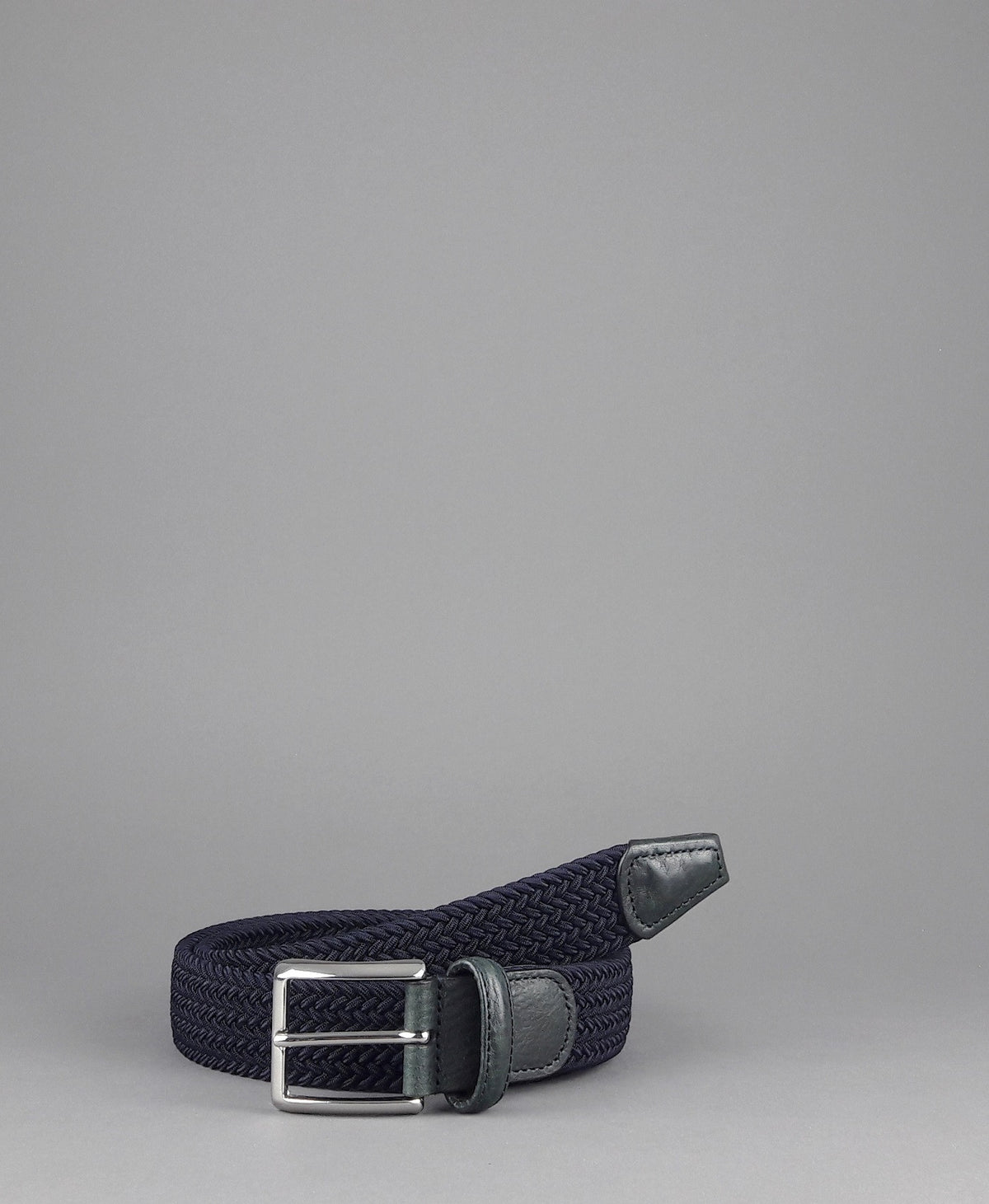 Anderson's Cintura Uomo Tessuto Elastico Blu Scuro