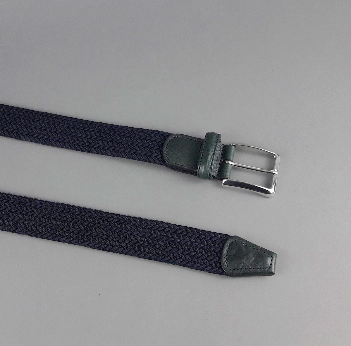 Anderson's Cintura Uomo Tessuto Elastico Blu Scuro