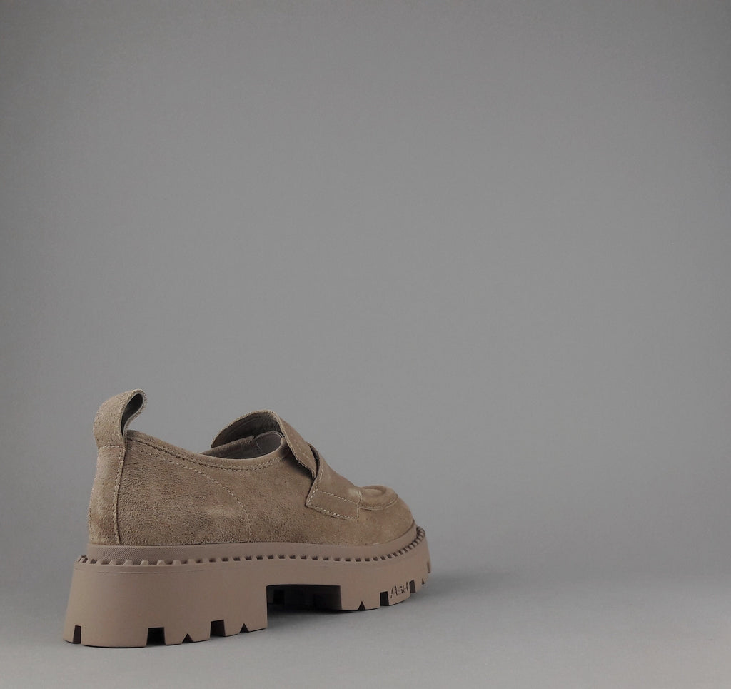 ASH Mocassini Donna Genial Camoscio Cammello