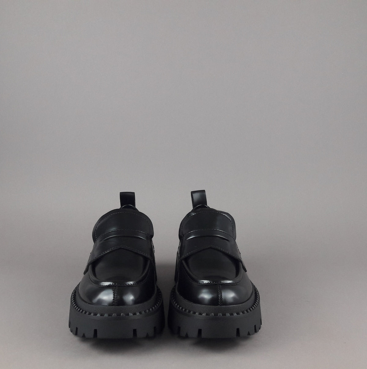 ASH Mocassini Donna Genial Studs Pelle Abrasivata Nero