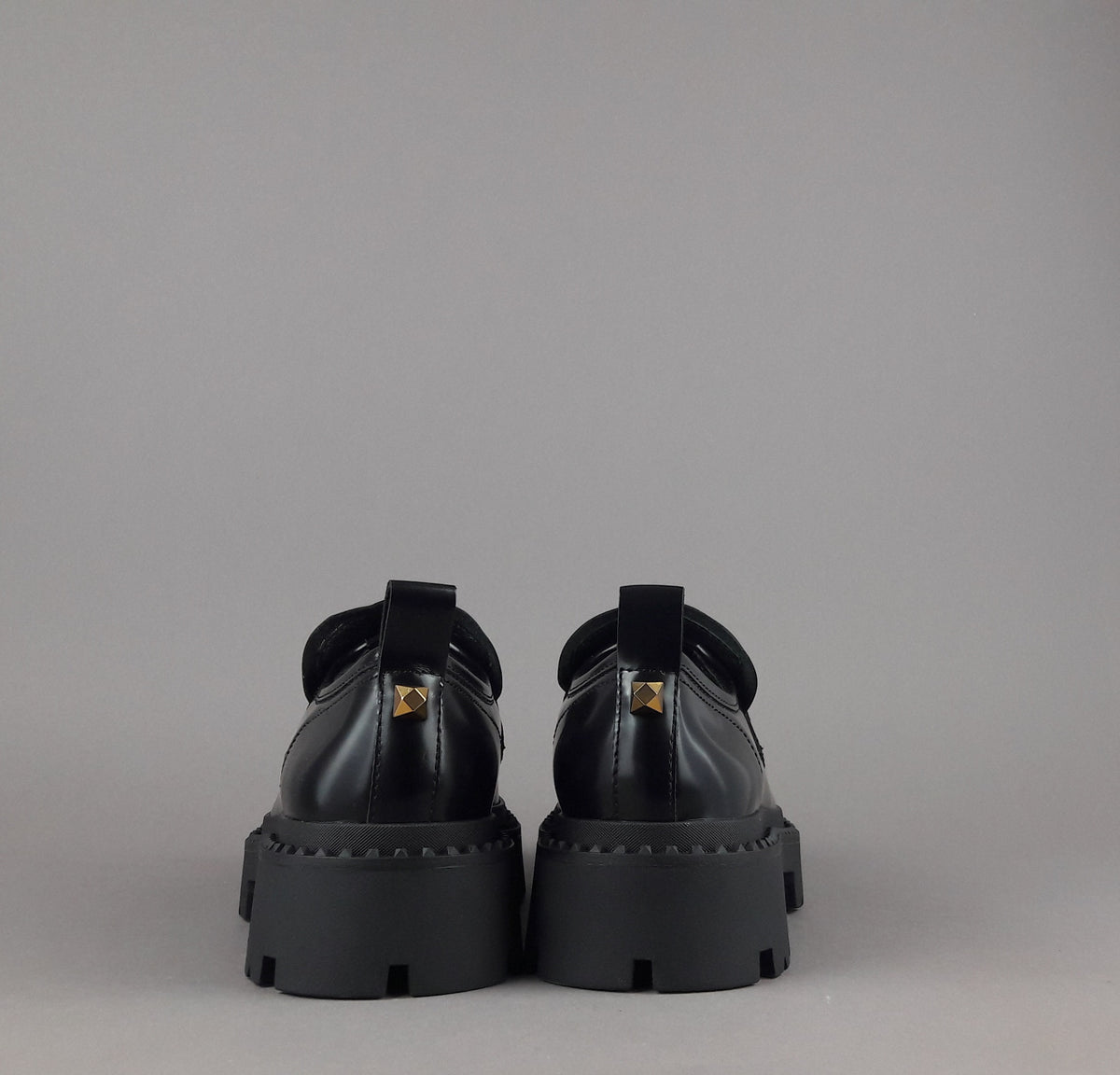 ASH Mocassini Donna Genial Studs Pelle Abrasivata Nero
