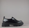 ASH Mocassini Donna Genial Studs Pelle Abrasivata Nero