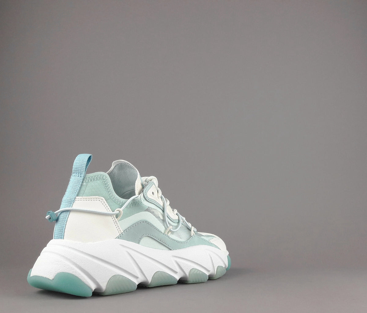 ASH Sneakers Donna Extra Bis Camoscio Tela Bianco Verde