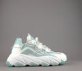 ASH Sneakers Donna Extra Bis Camoscio Tela Bianco Verde