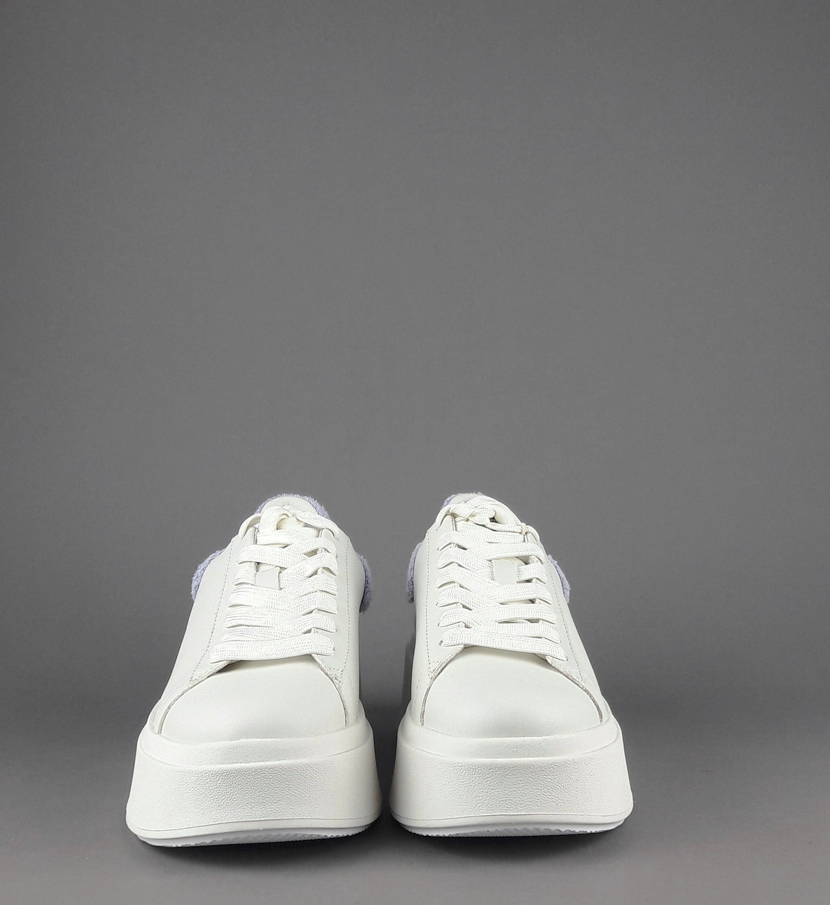 ASH Sneakers Donna Moby Be Kind Pelle Bianco Spoiler Lilla