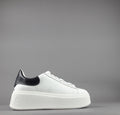 ASH Sneakers Donna Moby Pelle Bianco Spoiler Nero