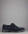 Barrett Derby Uomo Camoscio Blu Scuro