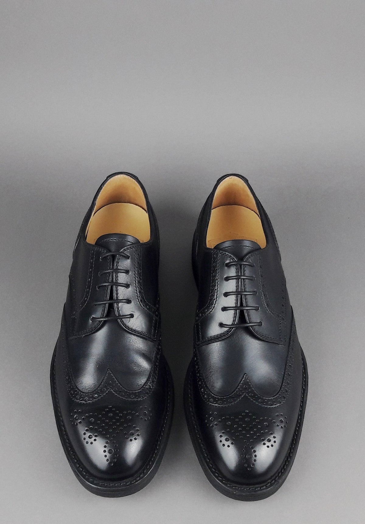Barrett Derby Uomo Pelle Nero Bucature Brogue