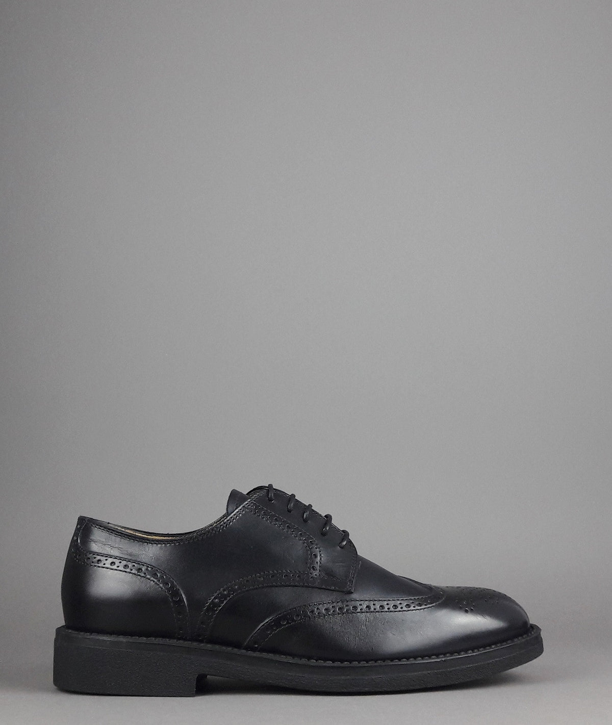 Barrett Derby Uomo Pelle Nero Bucature Brogue