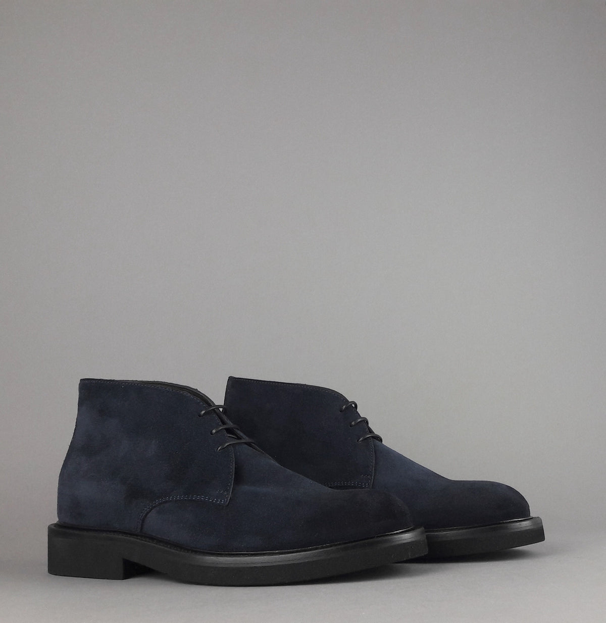 Barrett Polacchino Uomo Camoscio Blu Scuro Fondo Gomma